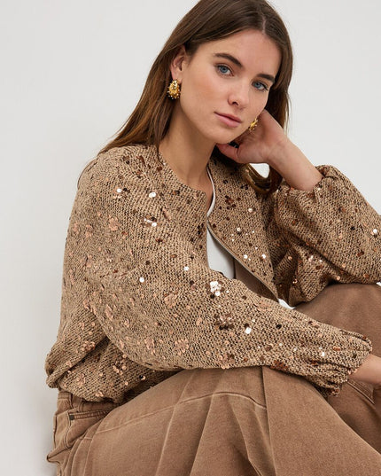 Sequin Bomber