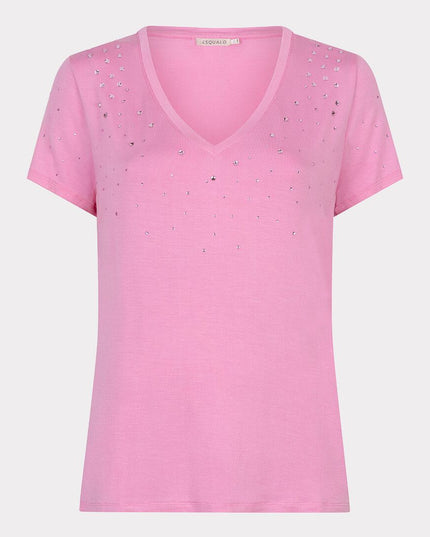 Embellished Tee Pink