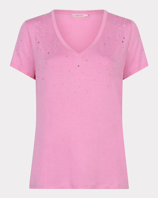 Embellished Tee Pink
