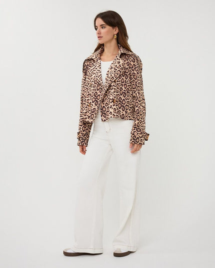 Short Leopard Trench