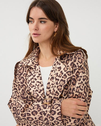 Short Leopard Trench