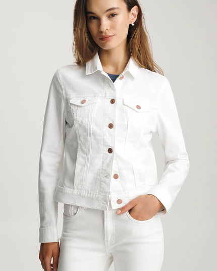Samantha Denim Jacket white