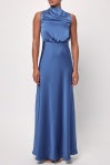ADA SATIN ZIP BACK MAXI DRESS