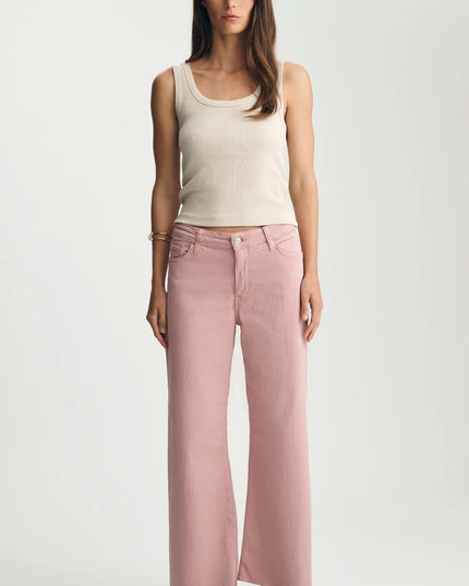 Paloma Wide Leg Jeans Mid Rise | Wild Rose Flex Blue