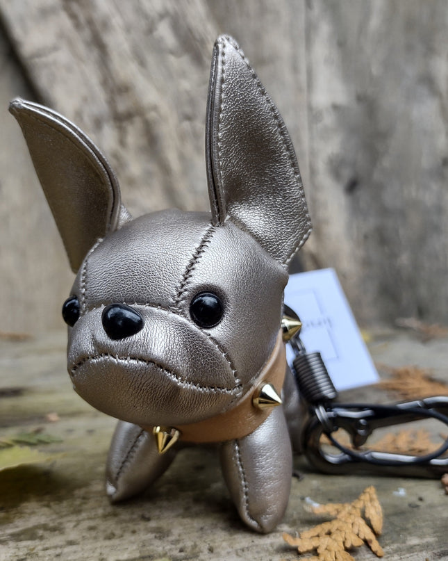 linda richards faux leather frenchie bronze