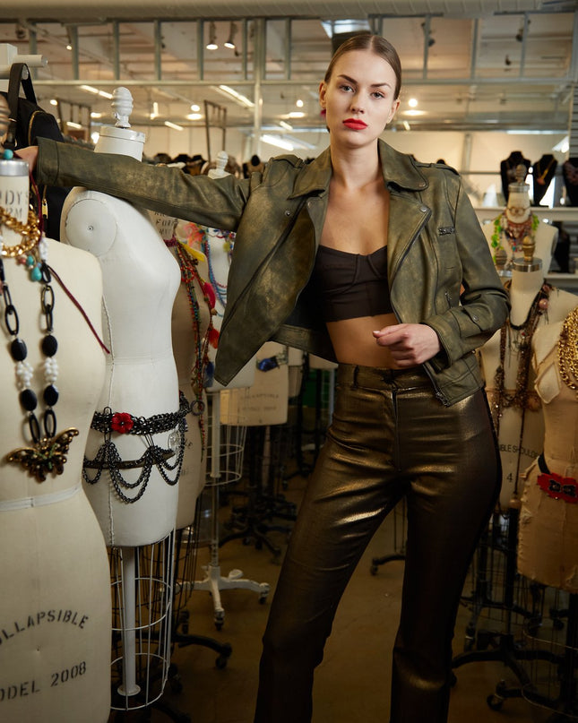 josey noveley leather - jakett large