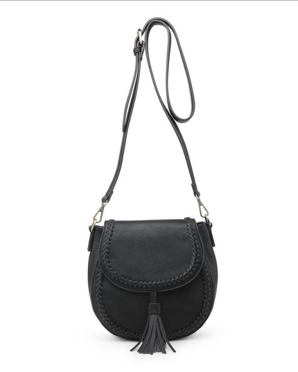 penelope saddle bag braided black