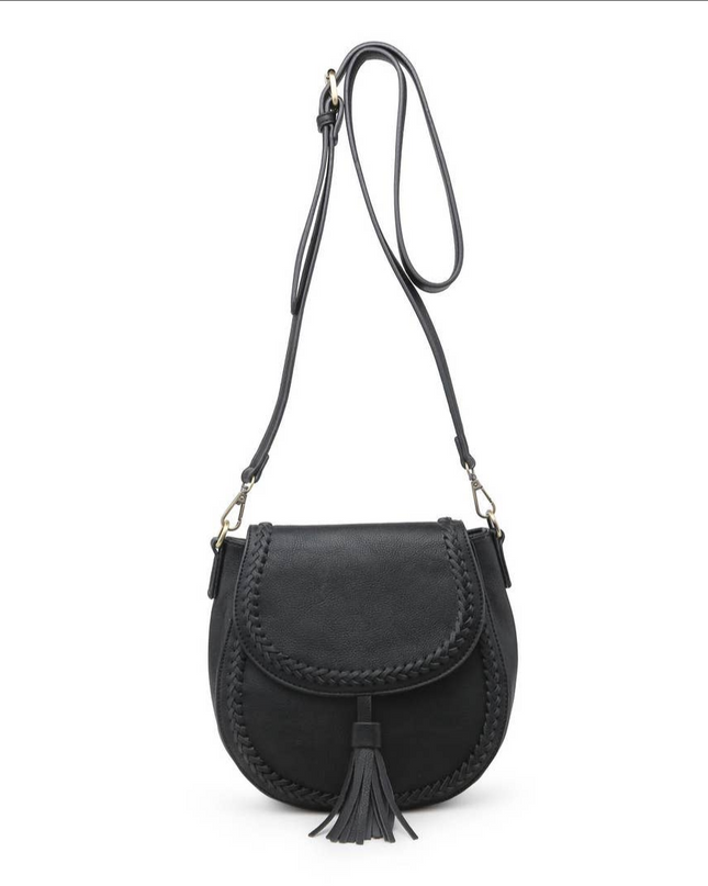 penelope saddle bag braided black